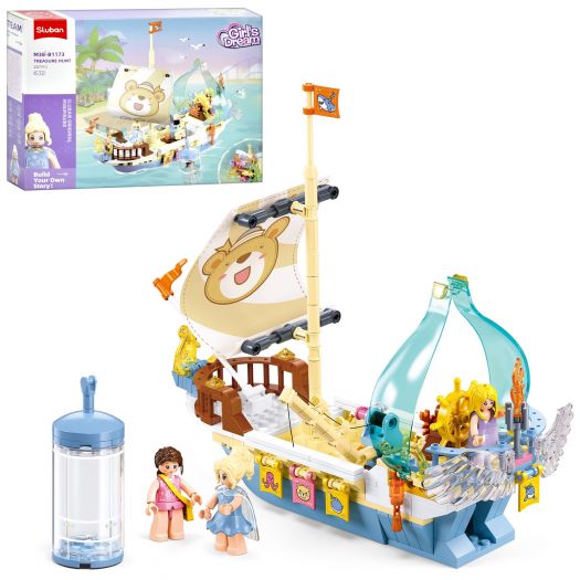Конструктор SLUBAN Girls Dream корабель M38-B1173   в Україні