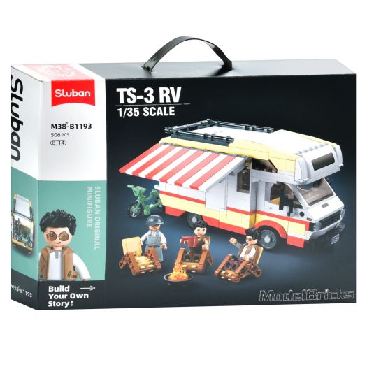 Конструктор SLUBAN Model Bricks автобус/будинок на колесах M38-B1193   в Україні