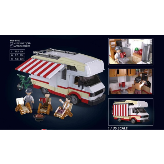 Конструктор SLUBAN Model Bricks автобус/будинок на колесах M38-B1193   в Україні