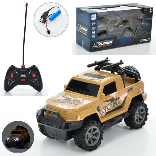Джип радіокерований, акумулятор, 2 кольори, USB, світло, 7032-2   в Україні