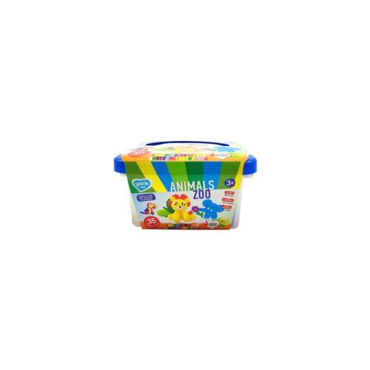 Набір для ліплення з тестом Zoo animals box ТМ Lovin 41221  купити