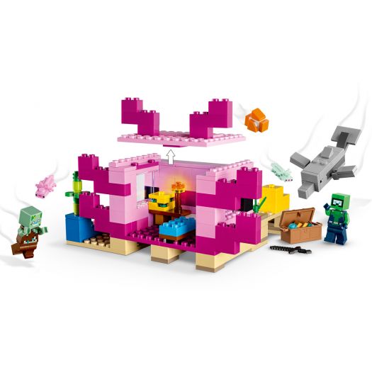 Конструктор LEGO Minecraft Дім-Аксолотль 21247   замовити