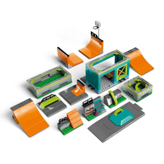 Конструктор LEGO City Вуличний скейтпарк 60364  купити