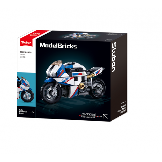 Конструктор SLUBAN Model Bricks мотоцикл M38-B1129   в Україні