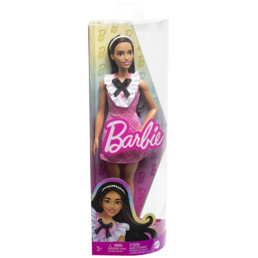 Лялька Barbie Fashionistas у рожевій сукні з жабо HJT06   в Україні