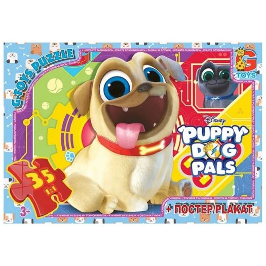 Пазл G-Toys Веселі мопси Puppy Dog Pals 35 елементів MD400   замовити