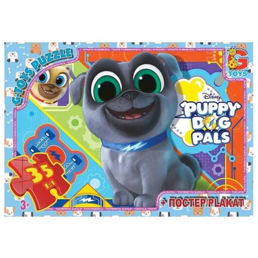 Пазл G-Toys Веселі мопси Puppy Dog Pals 35 елементів MD401   замовити