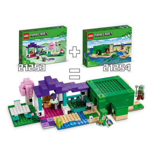Конструктор LEGO Minecraft Пляжний будинок у формі черепахи 21254   в Україні