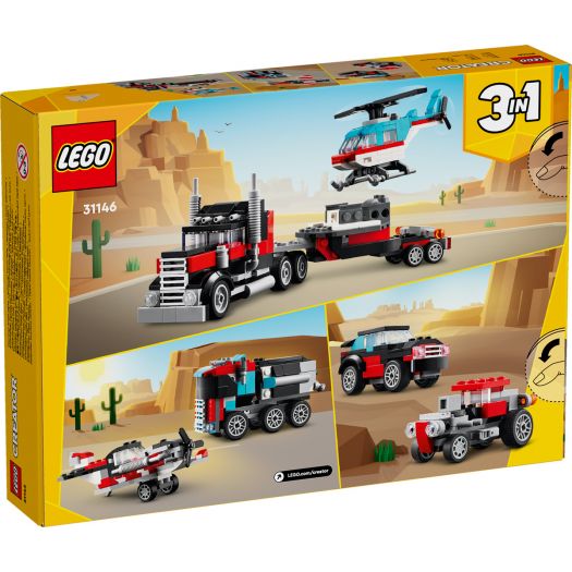 Конструктор LEGO Creator Бортова вантажівка з гелікоптером 31146   в Україні