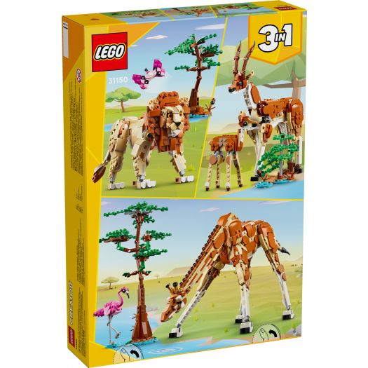 Конструктор LEGO Creator Дикі тварини сафарі 31150  купити