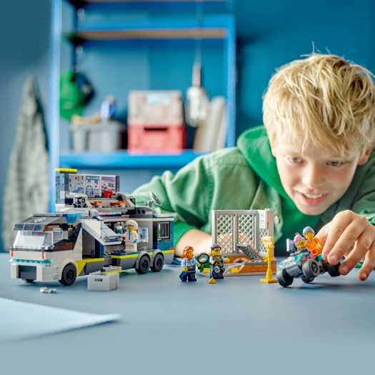 Конструктор LEGO City Пересувна поліцейська криміналістична лабораторія 60418  купити