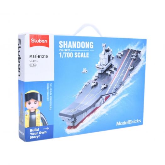 Конструктор SLUBAN Model Bricks військовий авіаносець M38-B1210  купити
