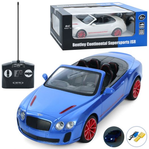 Машина Bentley GTSupersport ISR радіокеравана 2,4G, 1:14, гумові колеса в асортименті 2049  купити