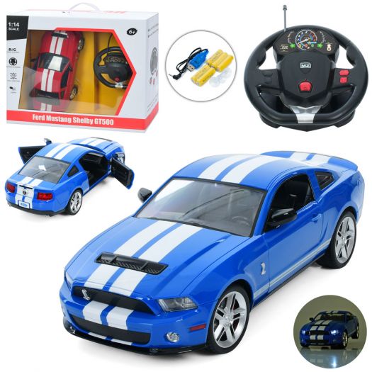 Машина Ford Mustang Shelby GT500 радіокеравана 2,4G, 1:14, гумові колеса 2170A   замовити