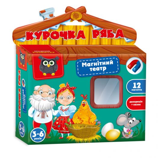 Настільна гра Vladi Toys магнітний театр Академія розвитку Курочка Ряба VT3206-31   в Україні