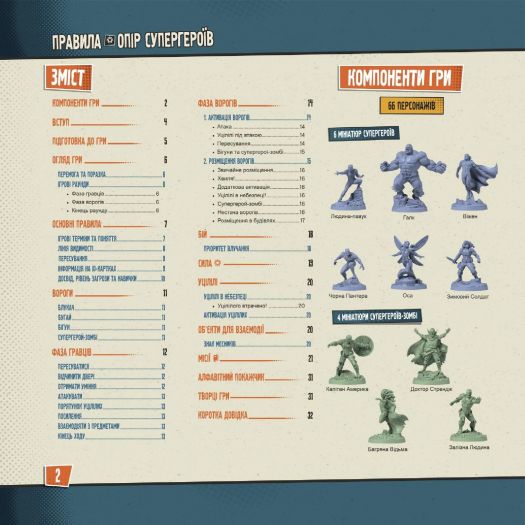 Настільна гра Rozum Marvel Zombies: Опір Супергероїв R009UA   в Україні
