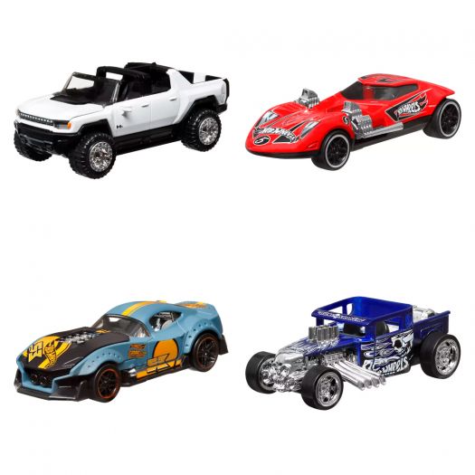 Інерційна машинка Hot Wheels Pull-Back Speeders 4 машинки в асортименті HPR70   замовити