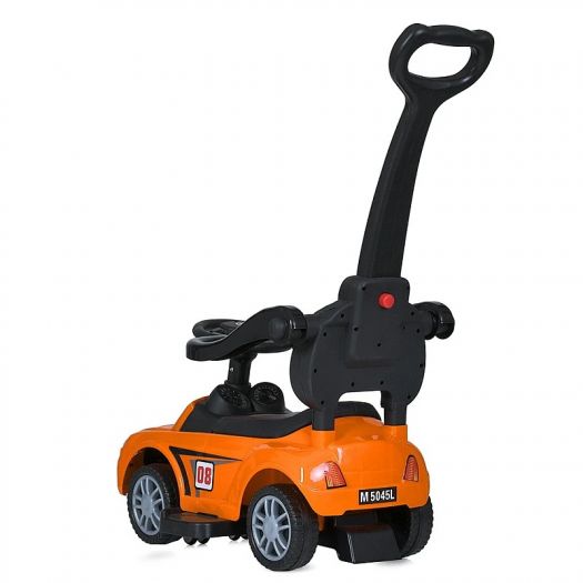Каталка-толокар Bambi Racer з батьківською ручкою, помаранчевий M 5045L-7    замовити