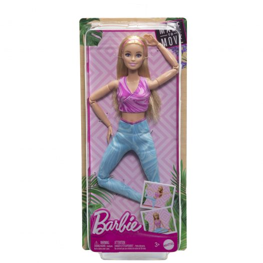 Лялька Barbie Рухайся як я Блондинка HRH27  купити