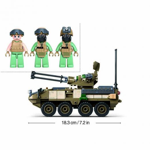 Конструктор SLUBAN Army Бронетранспортер M38-B1258   в Україні