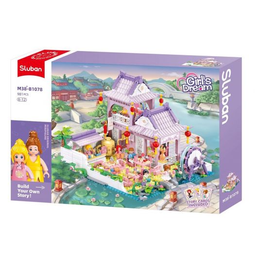 Конструктор SLUBAN Girls Dream Чайний будинок M38-B1078  купити