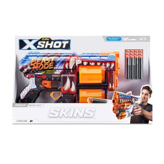 Швидкострільний дитячий бластер X-Shot Skins Dread Beast Out 36517P  купити