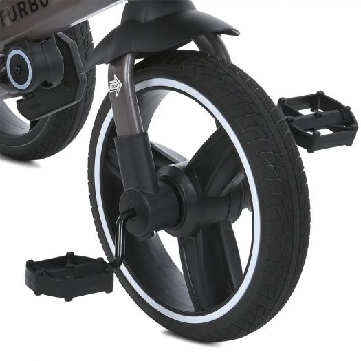 Велосипед триколісний Turbotrike з ручкою, рожевий MT 1002-6  купити