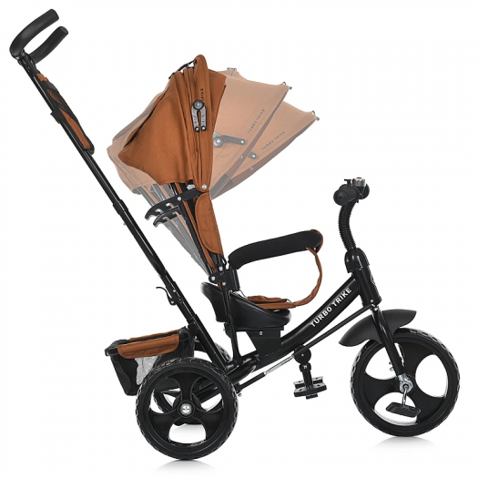 Велосипед триколісний Turbotrike з ручкою, помаранчевий MT 1005-11  купити
