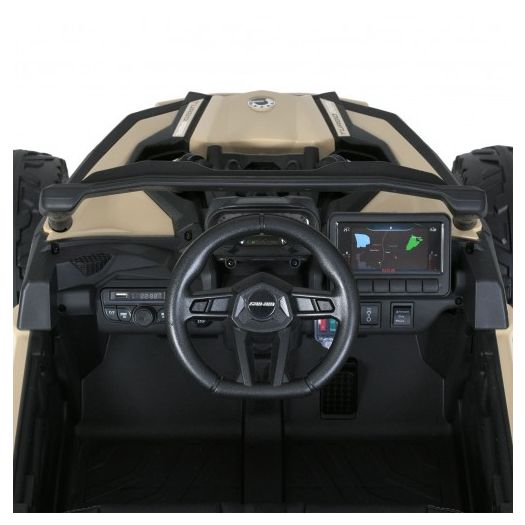 Електромобіль дитячий Bambi Racer джип на радіокеруванні, чорно-бежевий M 5099EBLR-RS(24V)   замовити