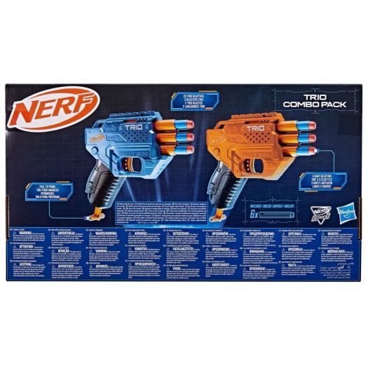 Набір іграшковий бластерів  Nerf Elite  2.0 Два бластери Тріо F6786  купити