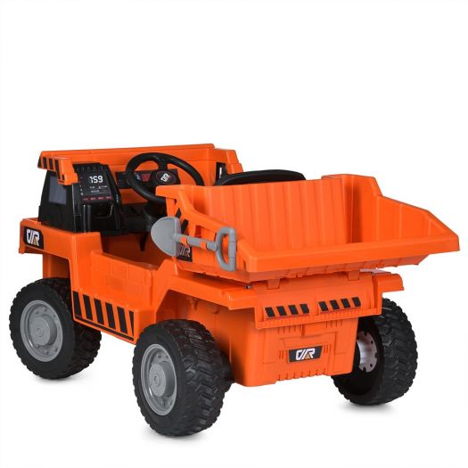 Електромобіль дитячий Bambi Racer вантажівка на радіокеруванні помаранчевий JS3198EBLR-7   замовити