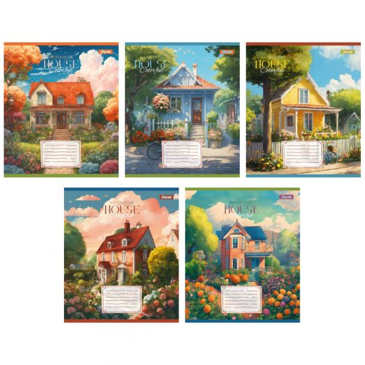 Зошит для записів 1 Вересня House colorful в асортименті 767097  купити