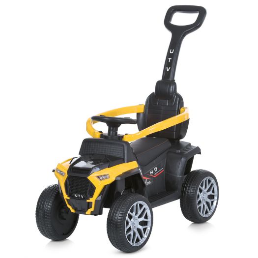 Каталка-толокар Bambi Racer 2в1 з батьківською ручкою жовтий M 4802EL-6   замовити