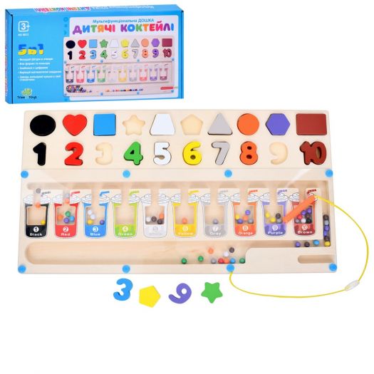 Мультифункціональна дошка 5в1 Tree Toys Дитячі коктейлі MD 0812   замовити