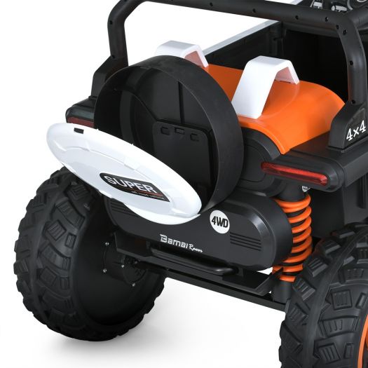 Електромобіль дитячий Bambi Racer джип на радіоуправлінні білий M 5824EBLR-1(24V)   в Україні