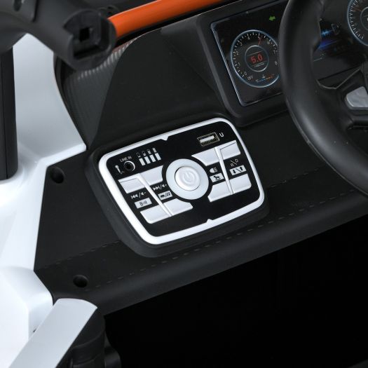 Електромобіль дитячий Bambi Racer джип на радіоуправлінні білий M 5824EBLR-1(24V)  купити