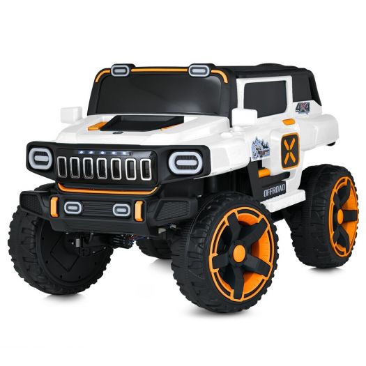 Електромобіль дитячий Bambi Racer джип на радіокеруванні білий M 5822EBLR-1(24V)   замовити