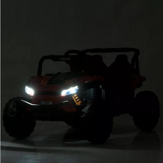 Електромобіль дитячий Bambi Racer джип радіокерований помаранчевий M 5811EBLR-17(24V)  купити