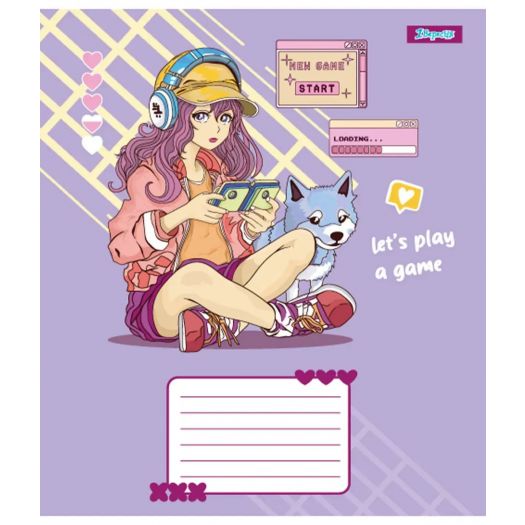 Зошит для записів 1 Вересня Anime girl в асортименті 767252  купити