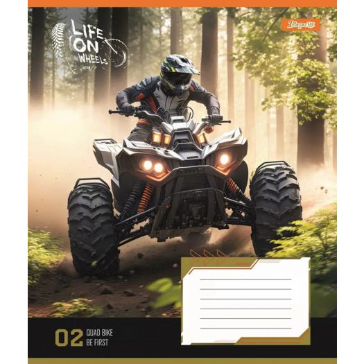 Зошит для записів 1 Вересня  Life on wheels в асортименті  767076   в Україні