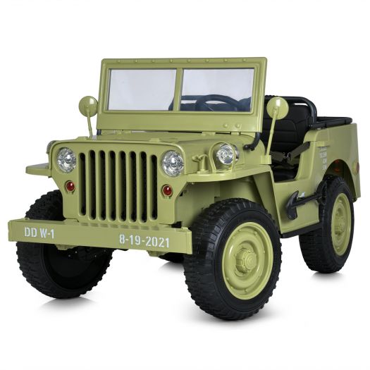Електромобіль дитячий Bambi Racer джип на радіокеруванні зелений M 5861EBLR-13(24V)   в Україні