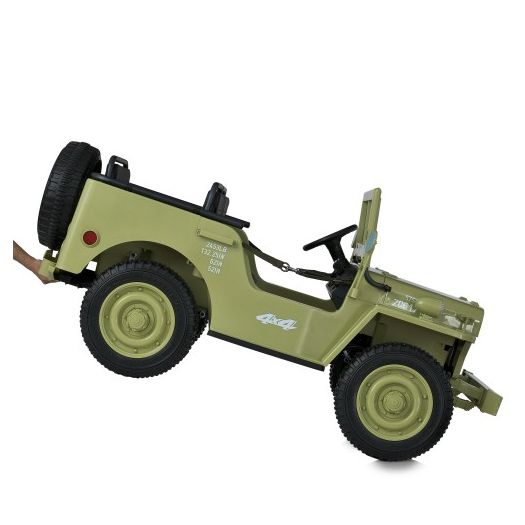 Електромобіль дитячий Bambi Racer джип на радіокеруванні зелений M 5861EBLR-13(24V)  купити