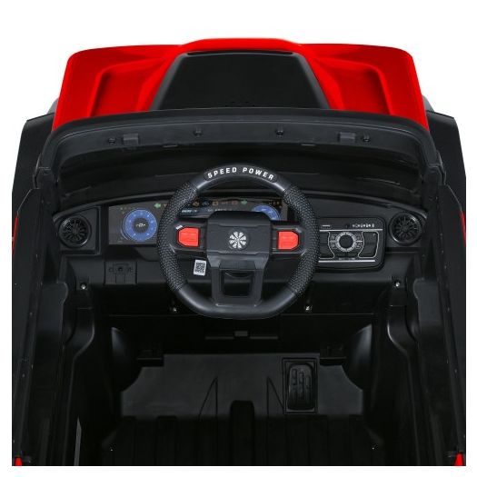 Електромобіль дитячий Bambi Racer джип на радіокеруванні червоний M 5912EBLR-3  купити