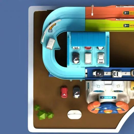 Ігровий набір автотренажер 2в1 (гараж) T103-55Y   в Україні