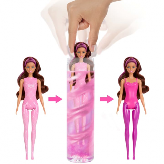 Лялька Barbie Color Reveal Балерина Кольорове перетворення HRK17   замовити