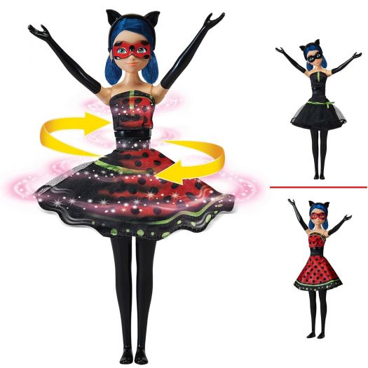 Інтерактивна лялька Miraculous Леді Баг і Супер-Кіт Дизайнірське перевтілення Леді Баг 50414   в Україні