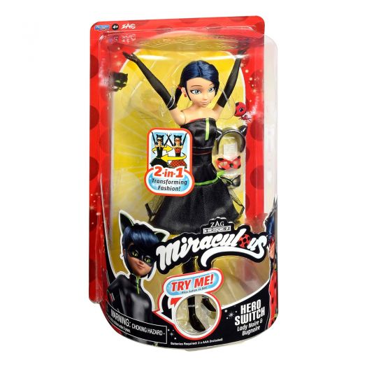 Інтерактивна лялька Miraculous Леді Баг і Супер-Кіт Дизайнірське перевтілення Леді Баг 50414   в Україні