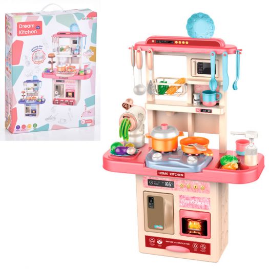 Дитяча кухня Dream Kitchen мийка, духовка, плита, посуд, продукти 75T-6   в Україні