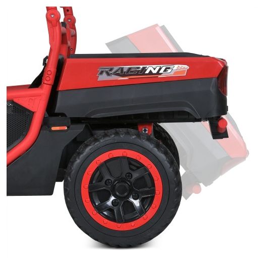 Електромобіль дитячий Bambi Racer джип на радіокеруванні, червоний M 6014EBLR-3(24V)  купити