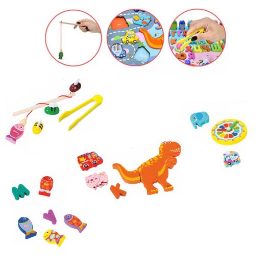 Дерев'яна іграшка Tree Toys багатофункціональне ігрове поле MD 0829   в Україні